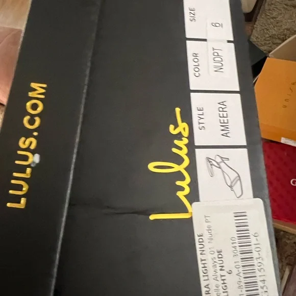 Lulus Ameera Light Nude Patent Ankle Strap Heels - Picture 5 of 5